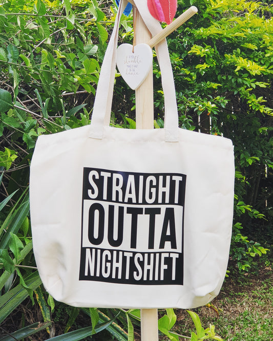 Nightshift crew tote bag